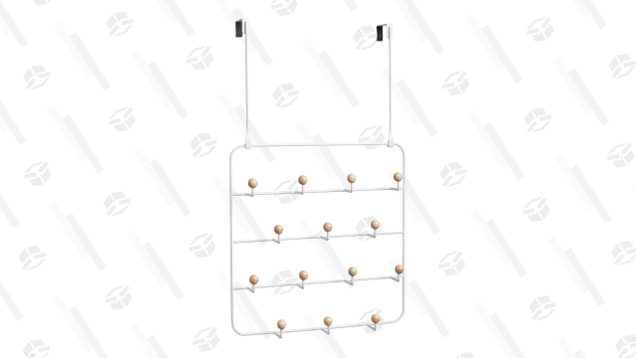 Hooks are more necessary than you think, so get an organizer that features multiple. Hang up your jackets, towels, and anything else you don’t feel like folding.